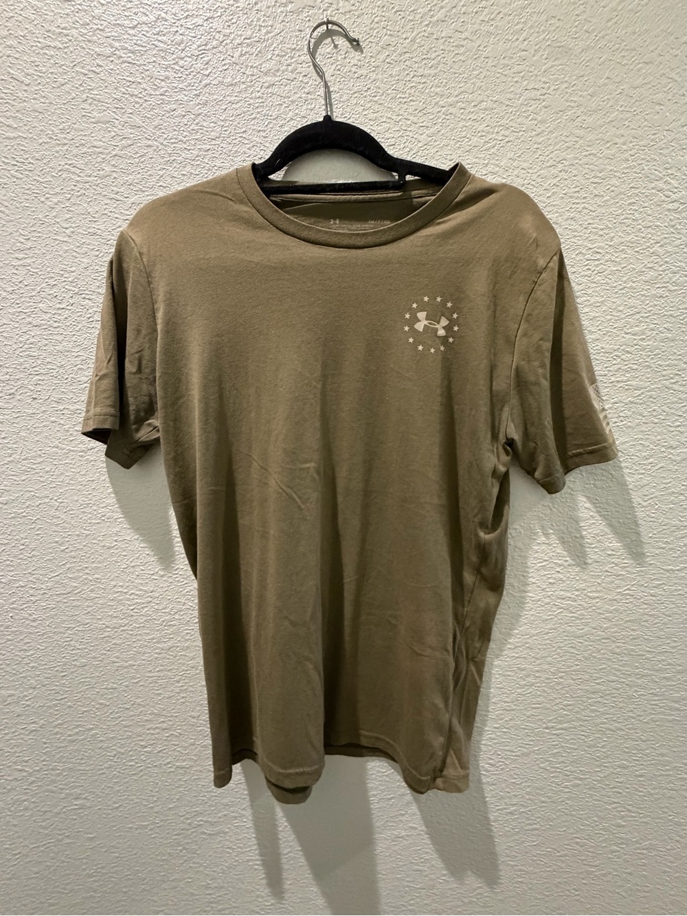 Under Armour Men's Olive Green Short Sleeve Crew Tee